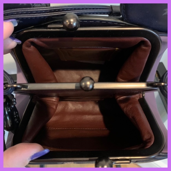 DISNEY X COACH MINNIE MOUSE KISSLOCK BAG - Picture 6 of 13